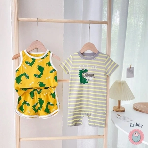 Cute Cotton Animal Outfit Set for Baby Boys