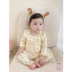 Baby Girl Lemon Pajama Set