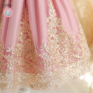 Elegant Backless Bow Baby Dress