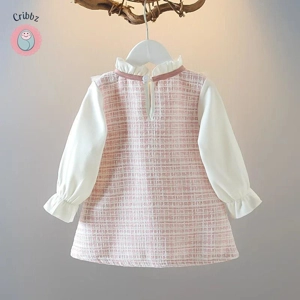 Vintage Princess Ruffle Baby Girl Dress