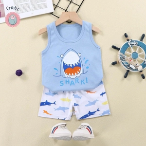 Cribbz Summer Kids Cotton Clothing Set