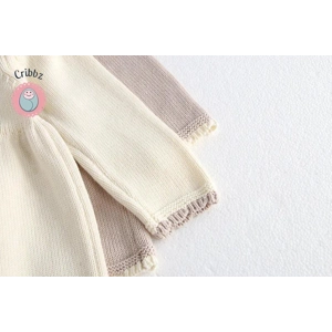 Knitted Autumn Dress for Girls 0-5Y