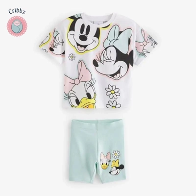 Cartoon Minnie Summer Tracksuit Set title=