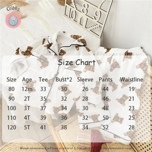 Kids Cotton Bear Pajamas Set