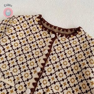 Autumn Knit Sweater Set for Infants