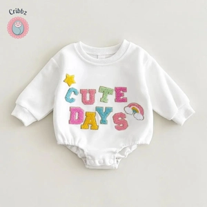Baby Girl Cotton Bubble Romper