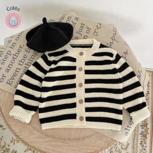 Spring & Autumn Baby Sweater and Pants Set