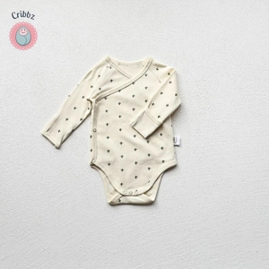 Cotton Long Sleeve Baby Bodysuit Set