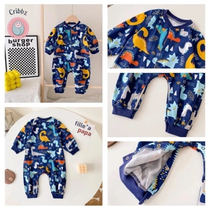 Cute Cartoon Animal Baby Jumpsuit