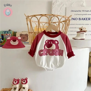 Cartoon Baby Long Sleeve Climbing Romper
