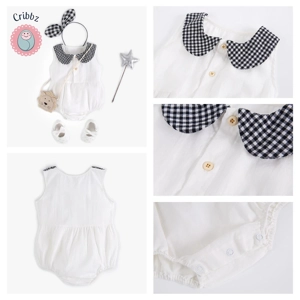 Cute Floral Summer Bodysuits for Baby Girls