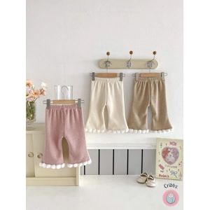 Winter Baby Thick Wide Leg Pants
