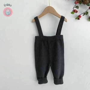 Knitted Baby Overall Sweater Pants 0-2Y
