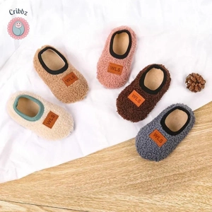 Cozy Plush Anti-Slip Baby Slippers