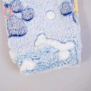 Cozy Coral Velvet Baby Pajamas Set