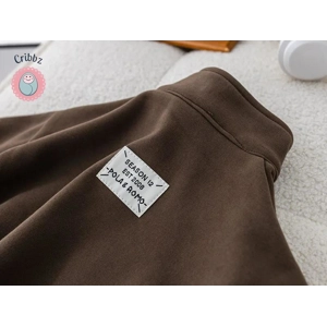 Winter Kids Thicken Overcoat and Pants Set