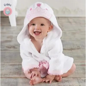 Cute Cotton Infant Bathrobe for Babies