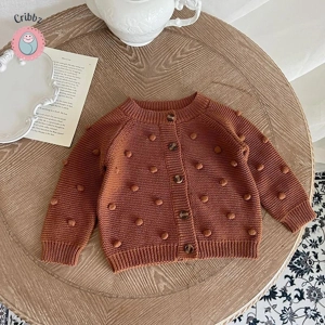 Autumn Baby Knit Cardigan Sweater