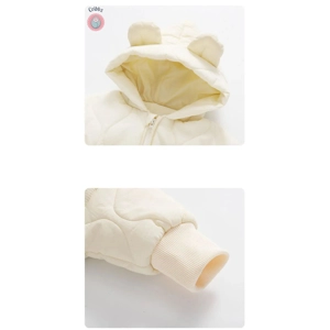 Winter Fur Lined Baby Romper Jumpsuit