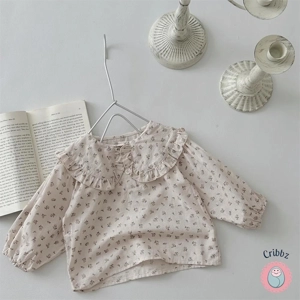 Cute Floral Long Sleeve Baby Blouse