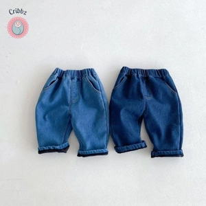 Cute Thicken Denim Jeans for Kids