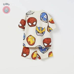 Marvel Cartoon Summer Boys Tracksuit Set