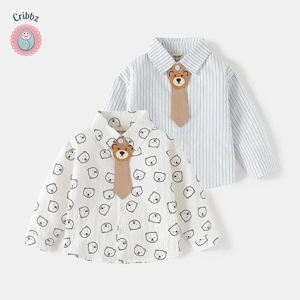Cute Cartoon Bear Shirt for Kids