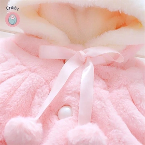 Cute Winter Rabbit Ear Jacket for Babies