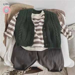 Autumn Retro Pocket Dungarees for Kids