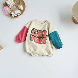 Baby Girl Letter Print Hoodie Sweatshirt
