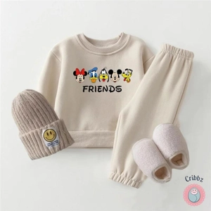 Cute Winter Fleece Outfit for Kids