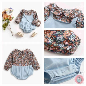 Princess Cotton Baby Girls Bodysuit