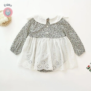 Baby Girl Lace Bodysuit Jumpsuit