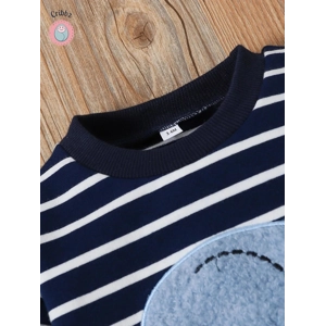 Cute Elephant Stripe Outfit for Toddlers