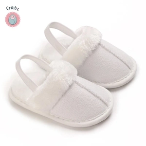 Cute Fluffy Baby Slippers for Toddlers