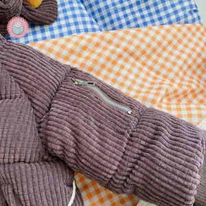 Kids Striped Padded Winter Jacket