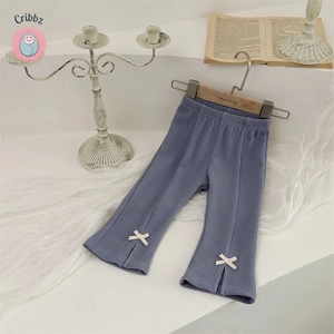 Adorable Baby Flared Trousers with Bow