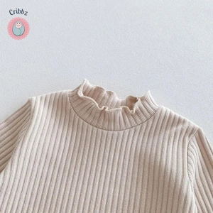Cute Autumn Knit Undershirt for Kids
