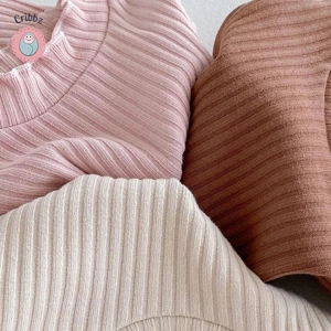 Cute Autumn Knit Undershirt for Kids