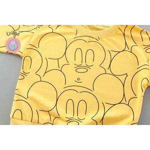 Disney Mickey Long Sleeve Pullover Sweatshirt