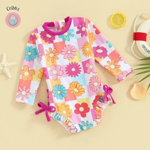 Adorable Butterfly Bow Girls Swimsuit