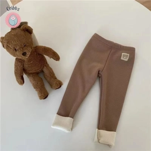 Autumn Winter Plush Thermal Leggings for Kids