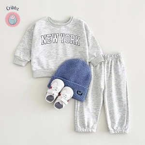 New York Print Baby Boy Girl Outfit