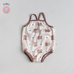 Floral Infant One-Piece Swimwear Set