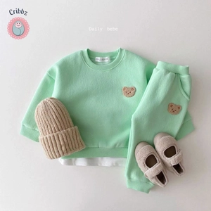 Korean Baby Boys Winter Outfit Set