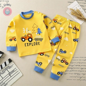 Kids Cartoon Pajamas Set for Boys and Girls