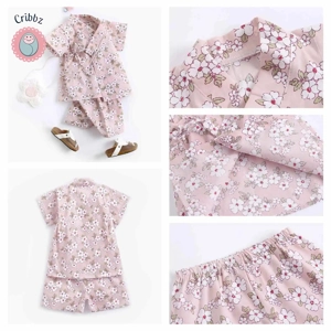 Cotton Baby Girl Pajama Set