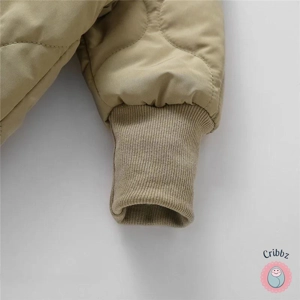 Winter Baby Fur Lined Romper Suit