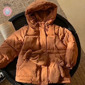 Thick Warm Kids Hoodie Parka Coat