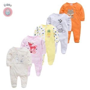 Soft Cotton Baby Sleepers and Rompers
